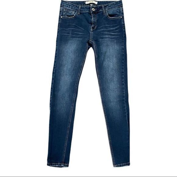 I & M Mid‎ Rise Skinny Jeans Size 5 Dark Wash - Picture 2 of 8